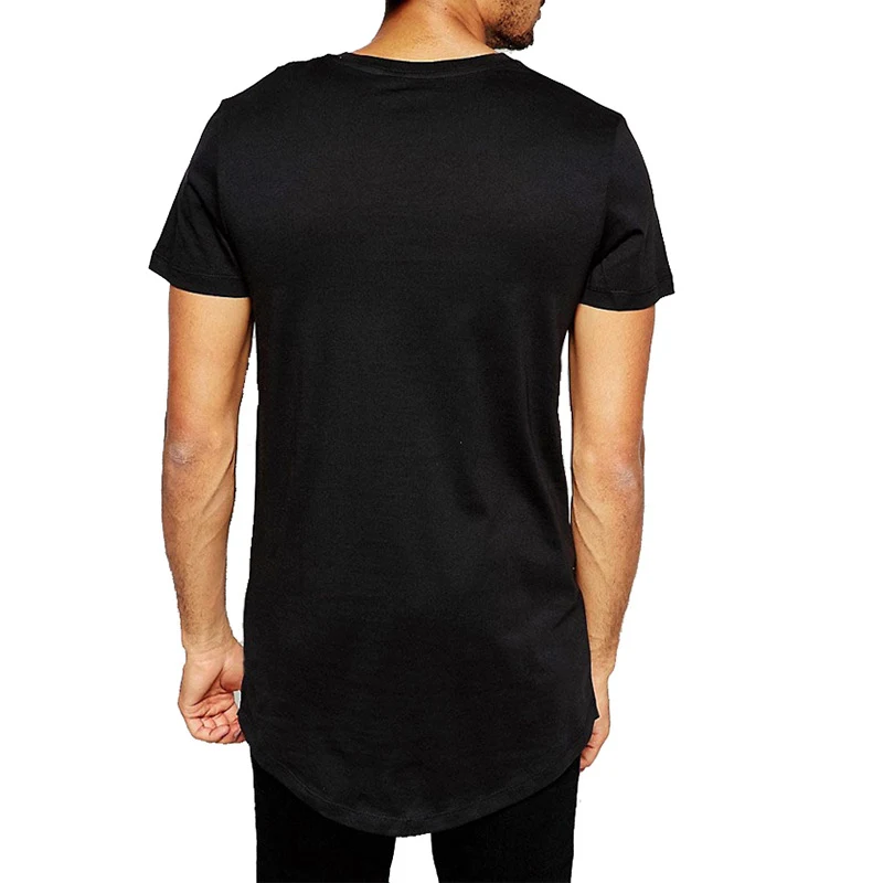 High Street T-Shirt Herren mit verlängertem Rundsaum für den Sommer. Bequemes Design und optimaler Tragekomfort. — foto 10