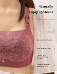 Summer Thin Push Up Women's Underwear Without Steel Ring. Comfortable, breathable lingerie for hot weather. Natural lift — photo 1