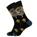 Amazon New Universe Series Men's Astronaut Socks, Planet Constellation Design, Mid Calf, Female Laughing Detail, Fun & U — photo 16