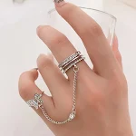 Anel Duplo Coração Para Homens e Mulheres Celebre o Amor e a Amizade Presente Ideal Para Casais e Melhores Amigos Um Símbolo de União — foto 7