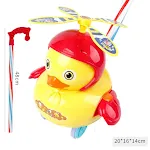 Hand push duck yellow nonslip