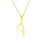 Colar com pingente de moda para homens e mulheres. Acessório elegante e versátil para qualquer ocasião. Presente perfeito. Design moderno e atemporal. — foto 2