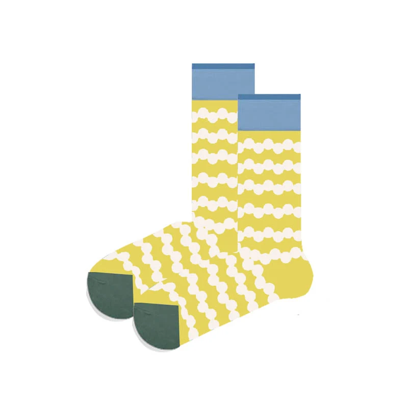 Thin Socks with Color Polka Dot Printing Tube Socks perfect for daily use and sports activities, comfortable and breatha — photo 6