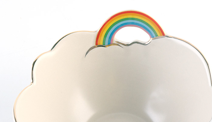 Title 11, Rainbow Ceramic Breakfast Tableware Set for Hou...