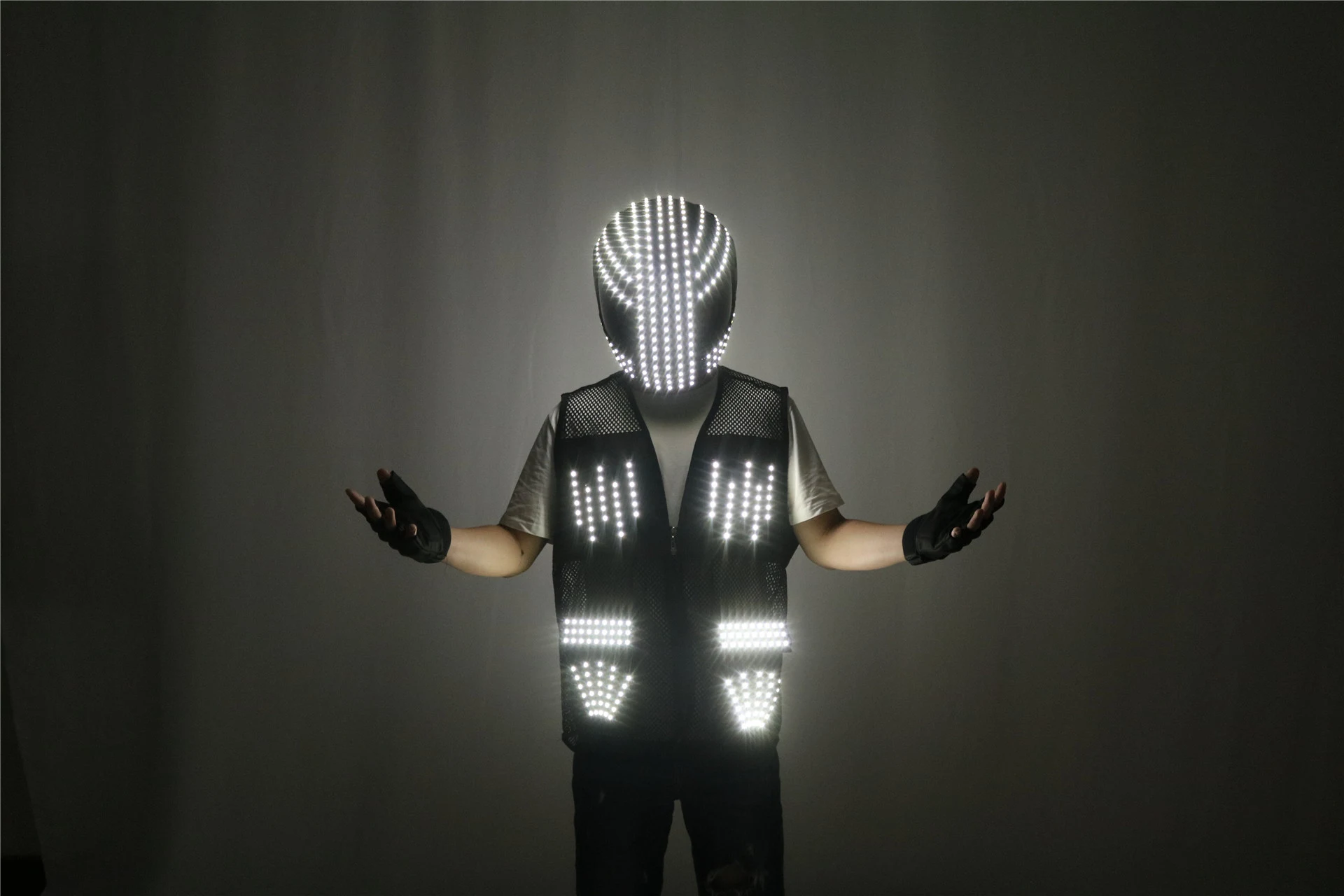 Title 10, LED Light-Emitting Clothes for Live Events. Cre...
