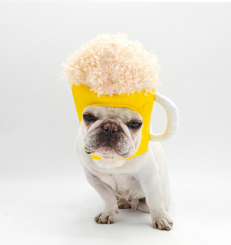 Title 8, Pet Hat Dog Headdress Cosplay Turned Beer Hat F...