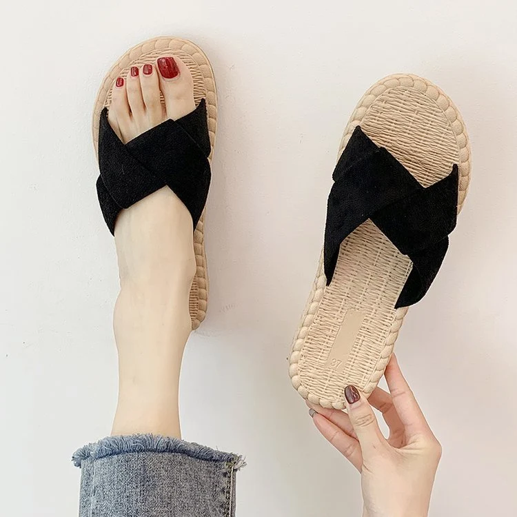 Korean Fashion All-match Sandals and Slippers for women. Versatile footwear combining style and comfort, perfect for any — photo 1