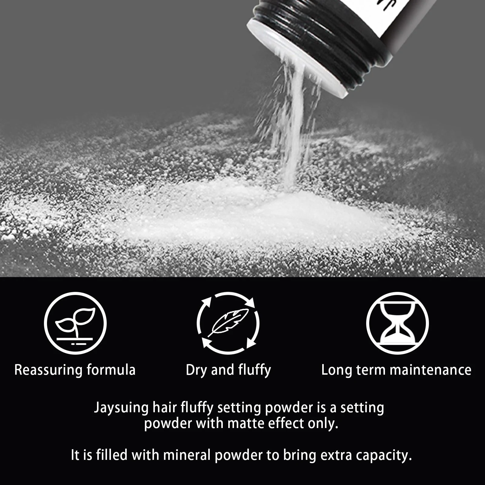 Title 3, Hairstyle Booster Powder for Fluffy, Dry, Matti...