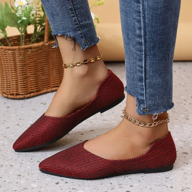 Women's Flat Soft Leather Pointed Toe Shoes Comfortable and stylish footwear for everyday wear Enjoy all-day comfort wit — photo 26