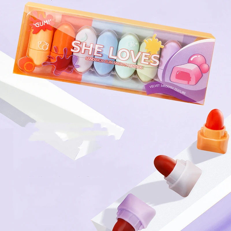 Title 4, Durable, long-lasting lipstick with a foggy sur...