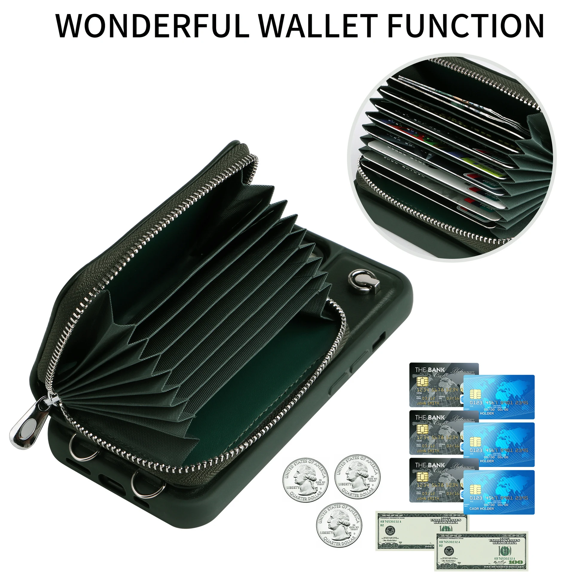 Title 30, Etui na telefon antyupadkowy 12 kart 15plus cro...
