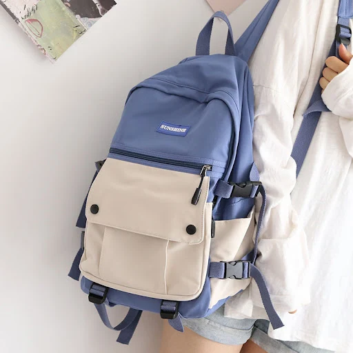 Title 19, Japanese Tooling Color-Blocking Backpack for st...