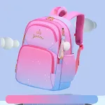 Gradiënt kleur Primary School Student Schoolbag Vrouw — foto 6