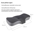 Dark Gray Mesh Low Loft Pillow