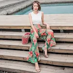 Meije Tropical Wide Leg Pants for women, comfortable and stylish, perfect for warm weather, modern design, and versatile — photo 3