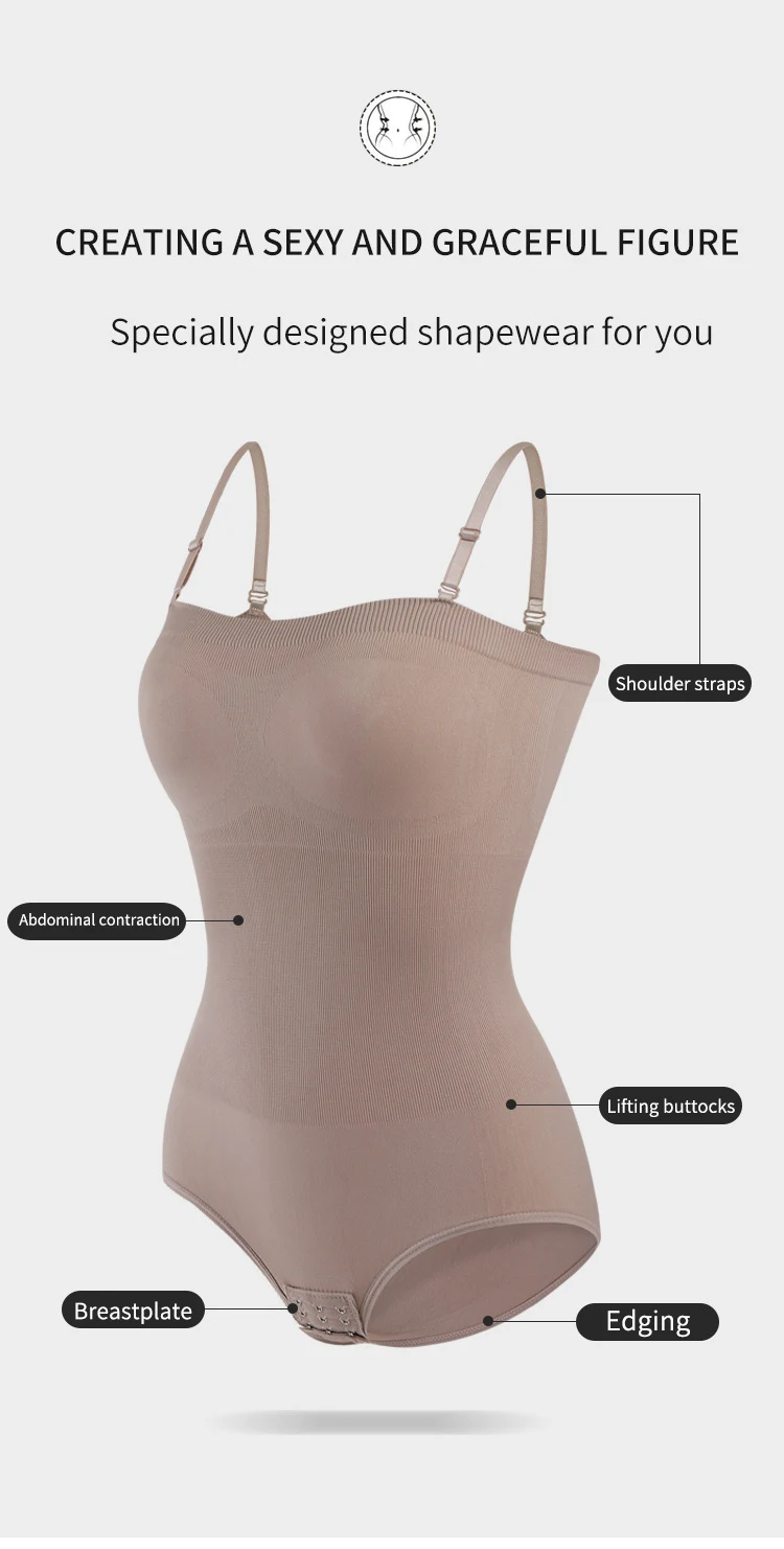 Title 7, Bandeau Sling Espartilho de uma peça que modela...