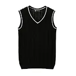 Men's Korean Slim Cotton Sleeveless Contrast Color V-neck Vest Twisted Flower, a stylish and comfortable summer top for — photo 5