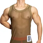 Men's Vest Mesh Sexy See-through Breathable Sleeveless for hot weather and a daring look. Provides comfort and breathabi — photo 2