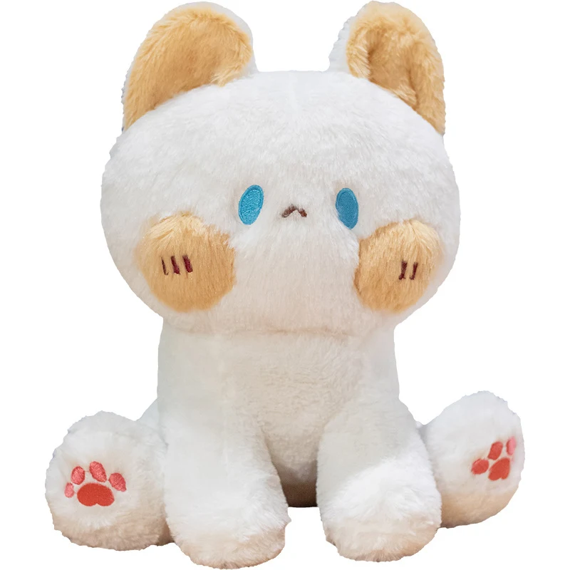 Title 2, Childrens cat shaped sitting plush doll, soft ...