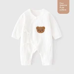 Macacão de Algodão para Recém-Nascidos Roupa de Bebê Macia e Confortável Ideal para Dormir e Brincar Perfeito para a Pele Delicada do Bebê — foto 10