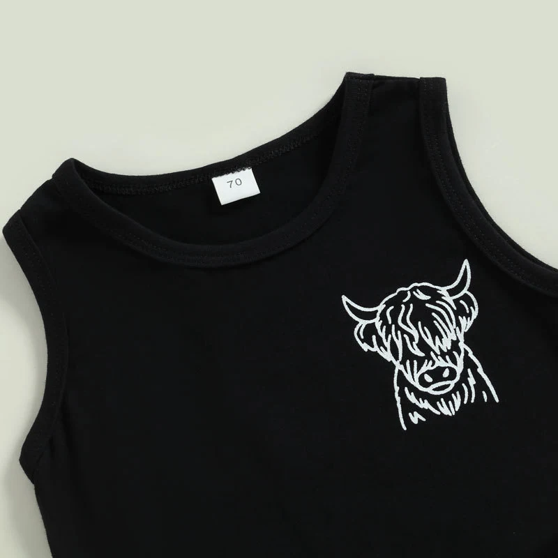Title 6, Conjunto de camiseta estampada com cabeça de va...