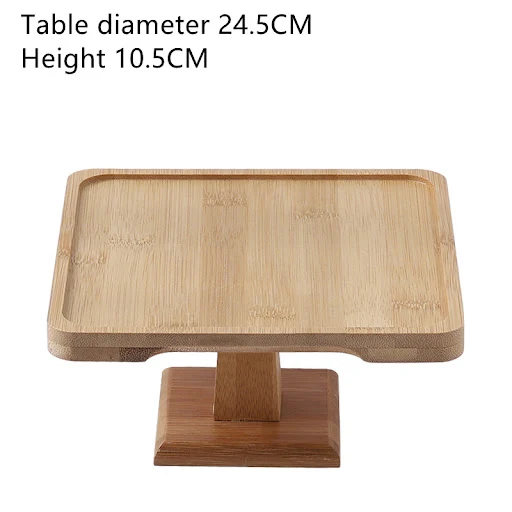 Title 15, Light Luxury Wrought Iron Cake Tray with Glass ...