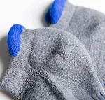 Towel bottom flower sports boat socks, perfect for sports, soft and comfortable, featuring a unique floral design for st — photo 7