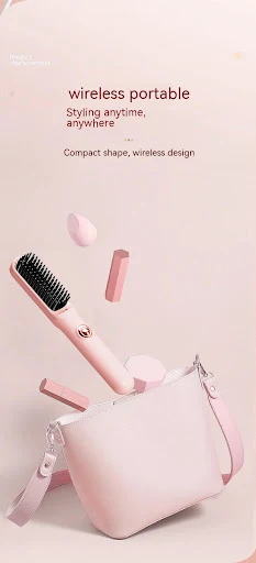 Title 8, Wireless Straight Comb Anion, Does Not Hurt Hai...