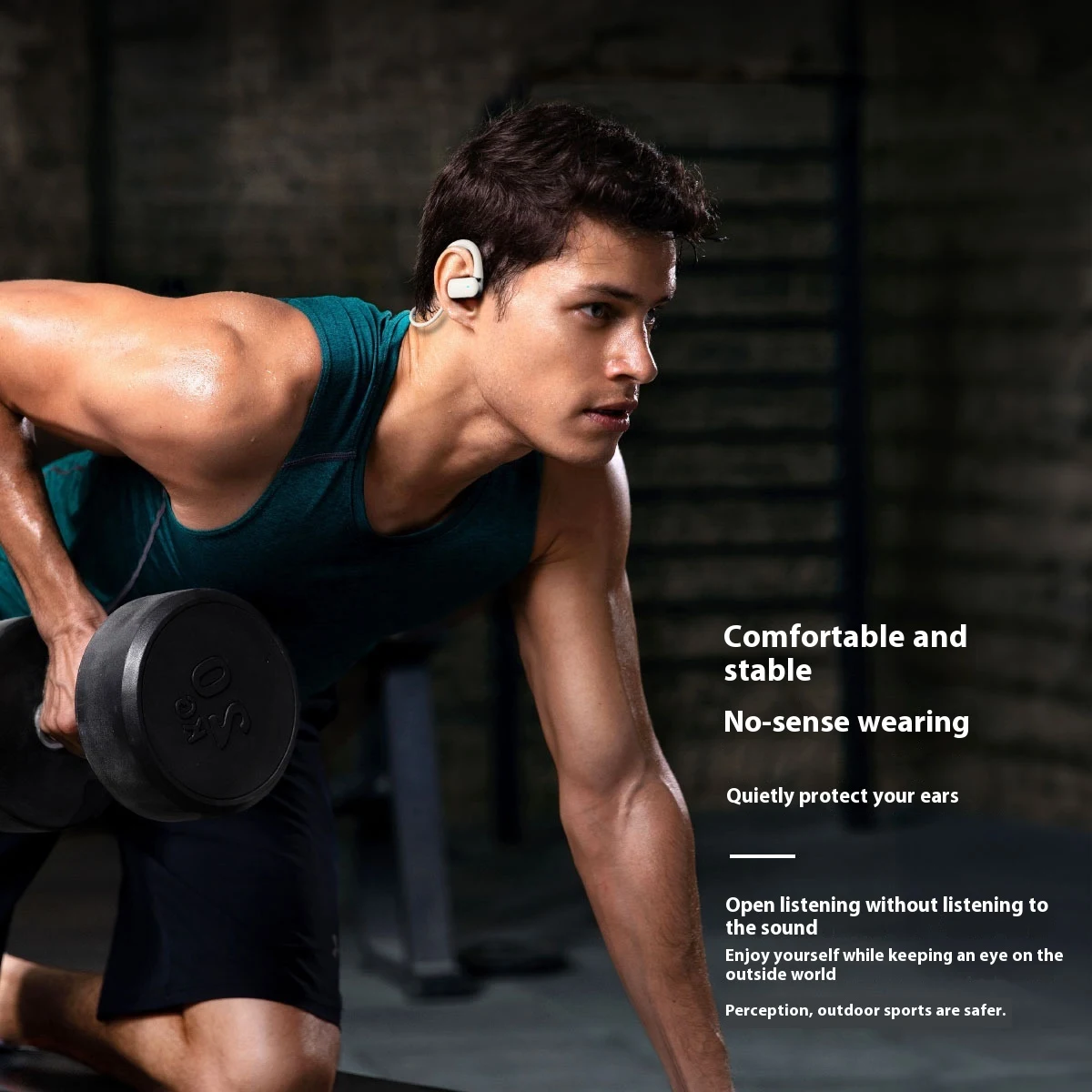 Air Conduction Wireless Bluetooth Headset Experience music and calls without ear blockage Comfort and safety for sports — photo 9