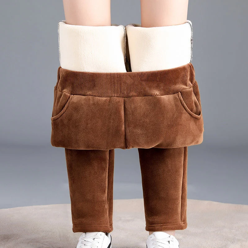 Women's Thickened Corduroy Radish Pants, Loose Korean Style. Comfortable and stylish, offering a relaxed fit for everyda — photo 7