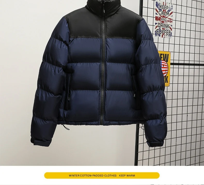 Title 14, Cotton-padded Coat Stand-up Collar Jacket Warm ...