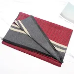 Cachecol xadrez escovado espessado masculino, versátil e fashion, ideal para usar com casacos no inverno, um acessório perfeito — foto 18