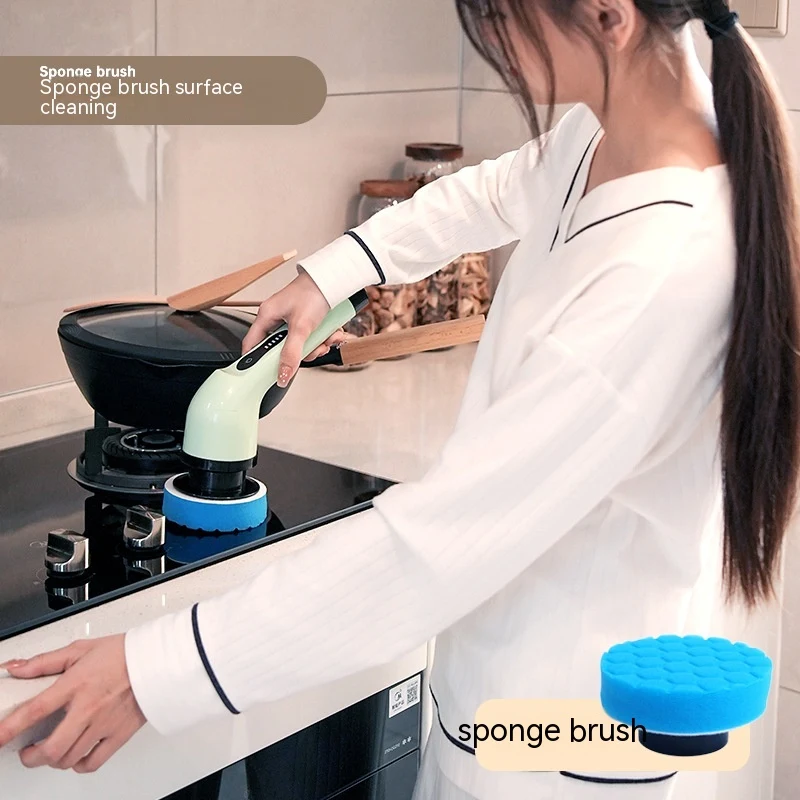 Title 2, Dual-purpose brush handheld cleaning gadget for...