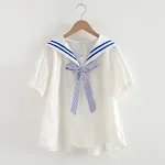 White And Blue Tie