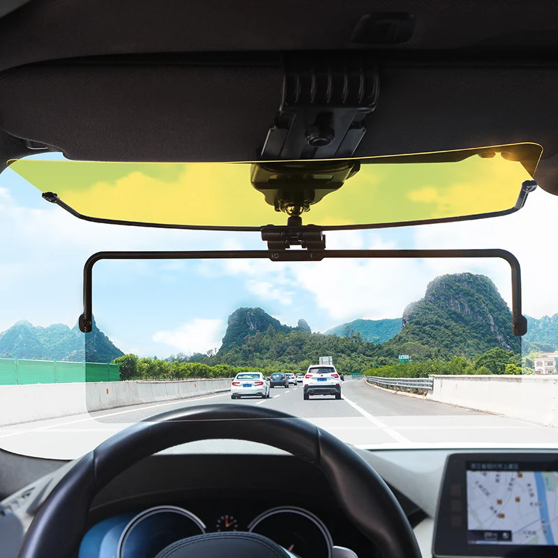 Title 4, 2 in 1 Car Sun Visor Polarized Sunshade Plate C...