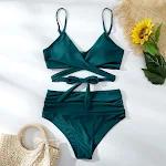 Ladies Spa Bikini Split Swimwear Multicolor. Enjoy the sun and water in style and comfort. Perfect for beach days, pool — photo 3