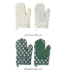 Thickened Microwave Oven Heat Insulation Gloves. Special High Temperature Resistant Anti-hot Protection for safe and com — photo 5