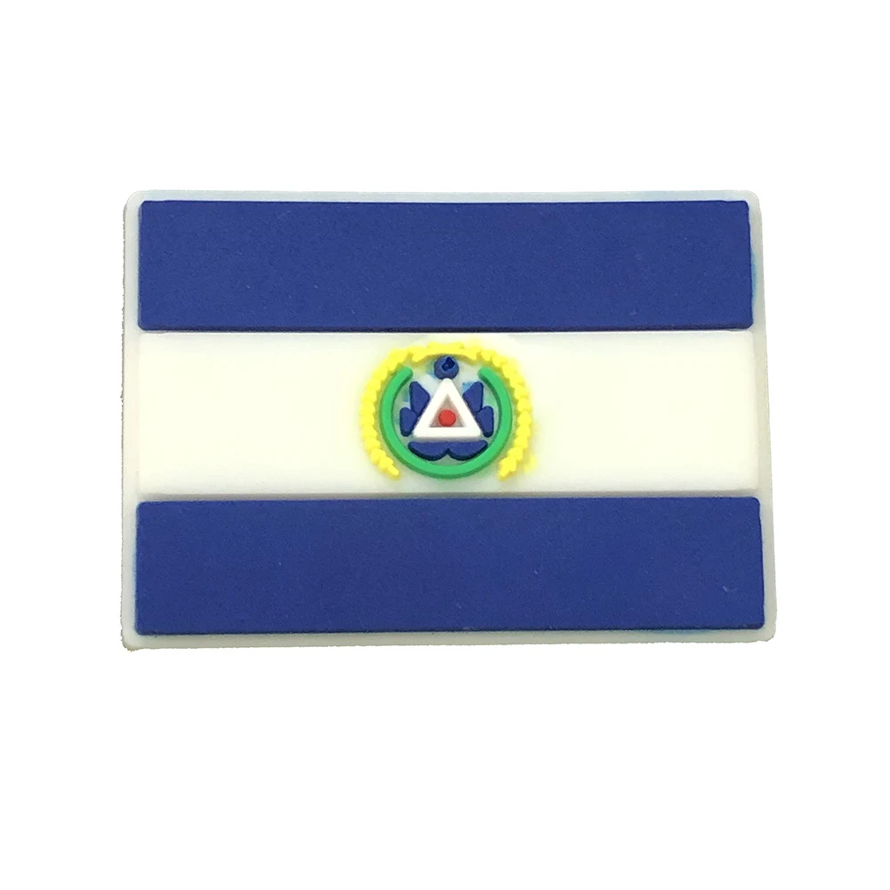 Fivela decorativa de bandeira em PVC macio, acessórios DIY. Personalize seus calçados com este acessório fácil de usar. Dê um toque especial. — foto 14