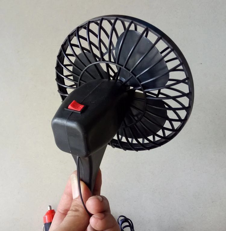 Title 4, 4 inch car mini fan with suction cup, provides ...