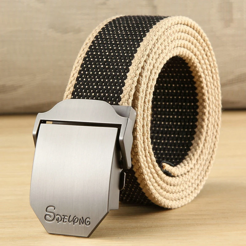 Title 7, Mens canvas belt durable and versatile for eve...