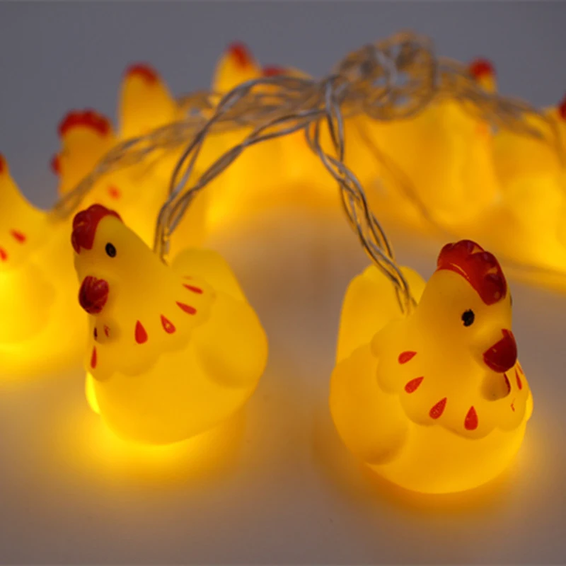 Title 3, Vinyl animal LED light string adds a playful gl...