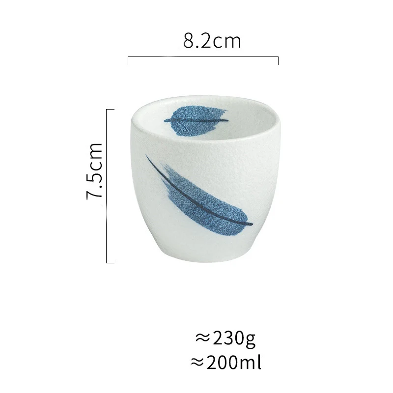 Japanese Creative Underglaze Color Short Ceramic Teacup Enjoy tea in style with this unique teacup, featuring creative d — photo 3