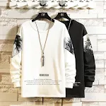 Men's Loose Fat Shirt Long-sleeved Sweater for a more streamlined and comfortable fit. Helps reduce the appearance of ex — photo 7