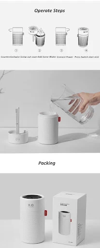 Title 11, USB Rechargeable Wireless Ultrasonic Aromathera...