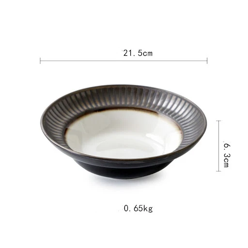 Title 2, Straw Hat Fruit Salad Ceramic Rice Plate Serve ...