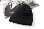 Letter Punk Knitted Wool Headgear for warmth and style. Stay warm and make a statement with this unique head covering. P — photo 6