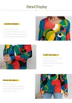 Top donna versatile di media lunghezza, vestibilità ampia. Perfetto per ogni occasione, comodo e facile da abbinare per un look impeccabile. — foto 7