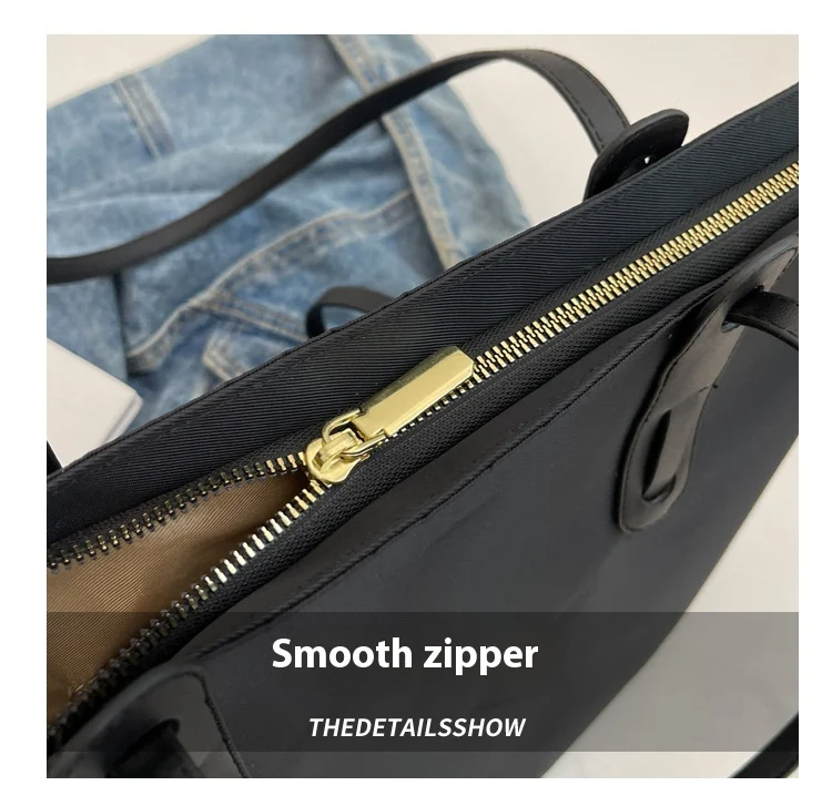 Nova Bolsa de Grande Capacidade em Tecido Oxford para Mulheres. Perfeita para todas as ocasiões, com design versátil e amplo espaço interno. Ideal para o dia a dia. — foto 4