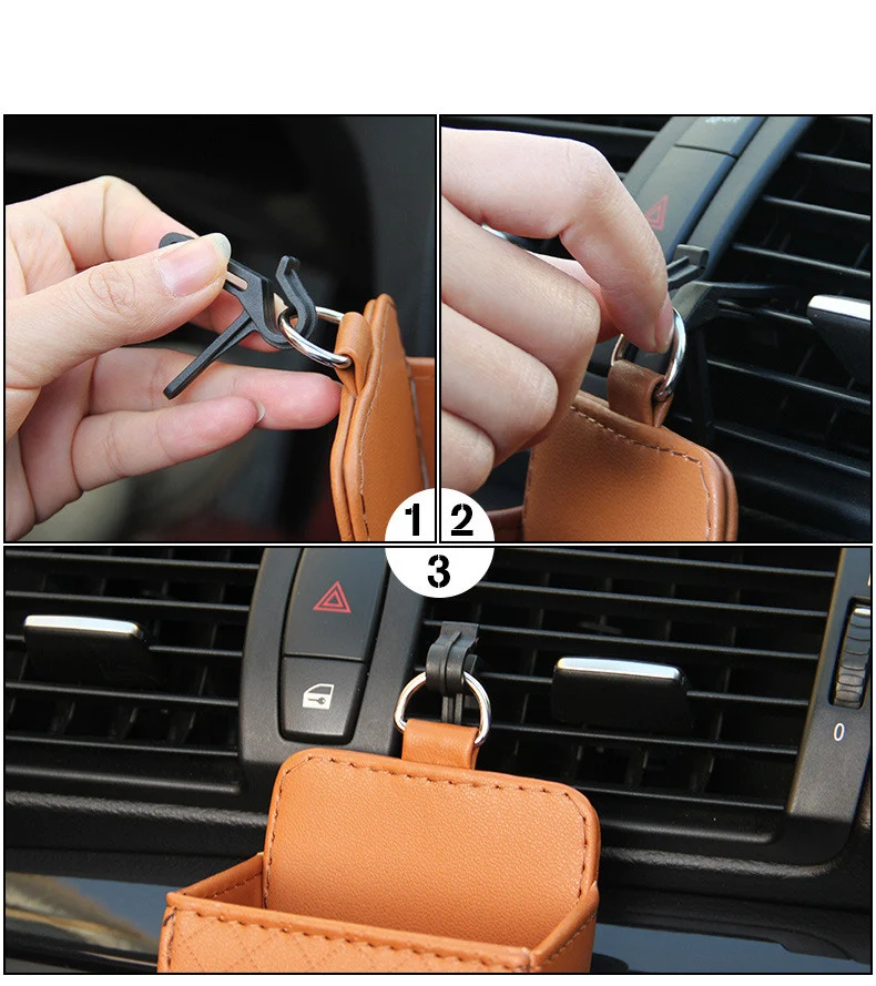 Title 4, Air Outlet Multi-function Car Storage Bag, keep...