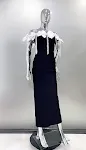 Rhinestone White With Tassels Bow Tube Top Dress — photo 12